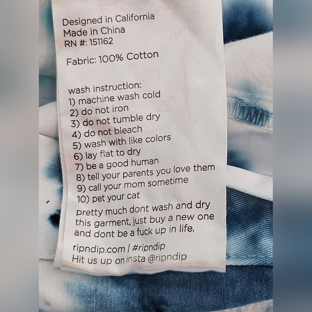 RIP N DIP tie-dye overalls. - Picture 13 of 15